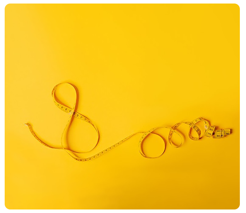 unfurled tape measure