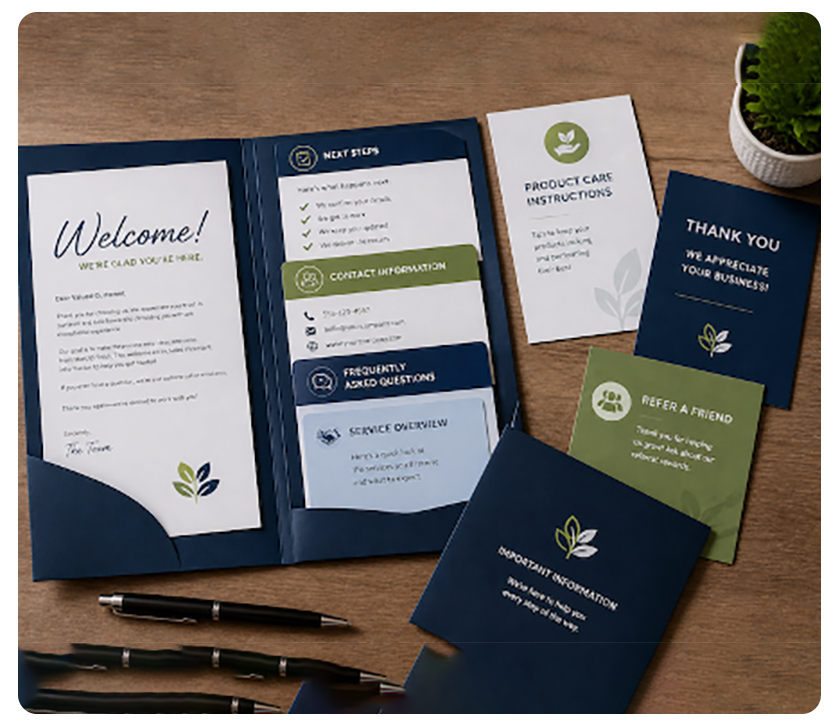 welcome kit example