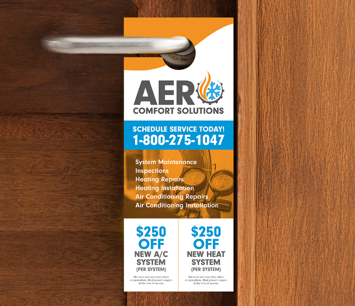 branded door hanger